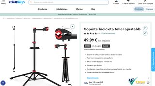 Soporte Bicicleta Taller Ajustable