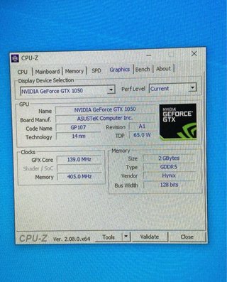Ordenador de mesa GTX 1050.
