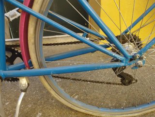 Bicicleta retro de paseo
