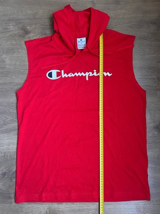 Camiseta sin mangas y capucha Champion
