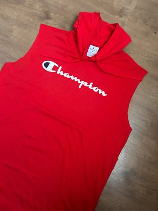 Camiseta sin mangas y capucha Champion