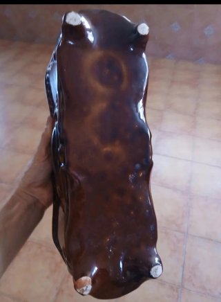 Macetero Cerámica esmaltada. Años 70