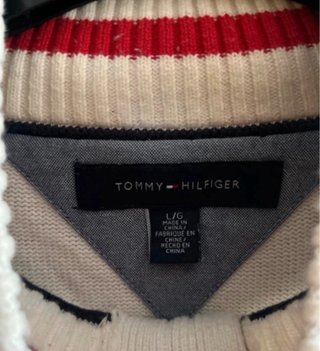 Jersey Tommy Hilfiger Rayas Azul Marino