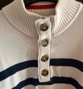 Jersey Tommy Hilfiger Rayas Azul Marino