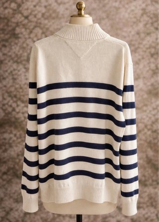 Jersey Tommy Hilfiger Rayas Azul Marino