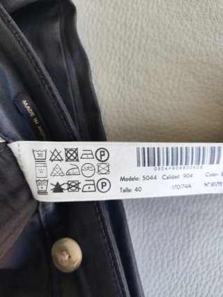 Pantalón Massimo Dutti Talla 40 Negro