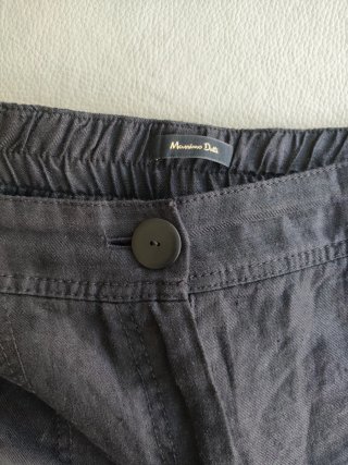Pantalón Massimo Dutti Talla 40 Negro