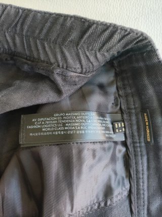 Pantalón Massimo Dutti Talla 40 Negro