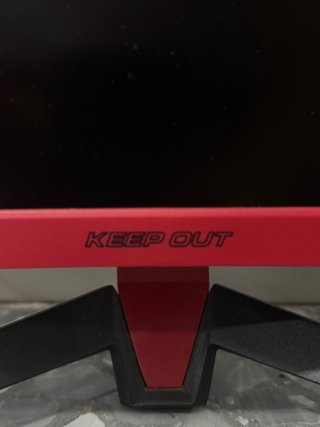 Monitor Gaming Keep Out Nero e Rosso