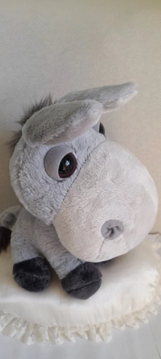 Asinello Peluche Big Headz Amici Fattoria