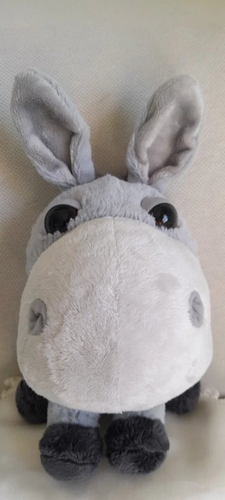 Asinello Peluche Big Headz Amici Fattoria