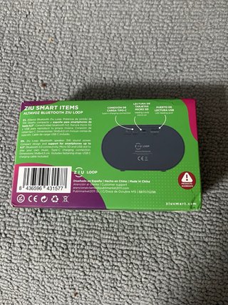 Altavoz Bluetooth Negro