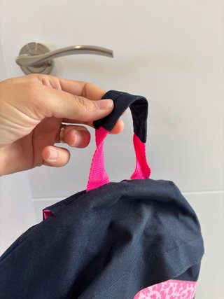 Mochila escolar Tenth azul marino y rosa