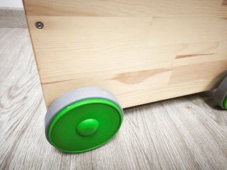 Carrito madera juguetes con ruedas