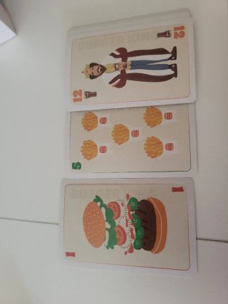 Cartas Baraja Española Burger King