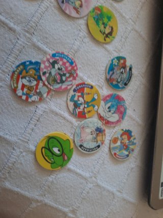 Tazos de dibujos animados