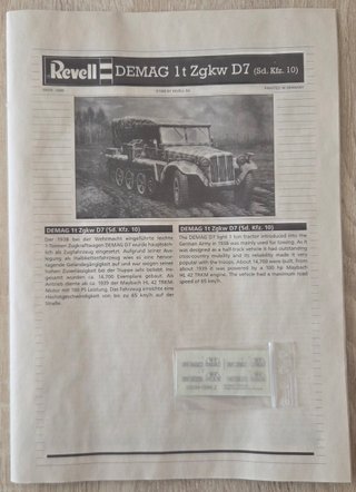 Semioruga Revell DEMAG 1t Zgkw D7 PM33012