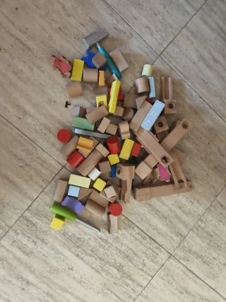 Bloques de construcción de madera