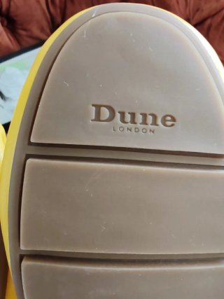 vibrant yellow Dune London leather loafers