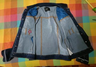 Cazadora vaquera Desigual, talla 42