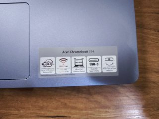Acer Chromebook 314 Argento Blu