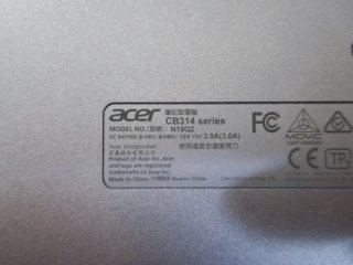 Acer Chromebook 314 Argento Blu