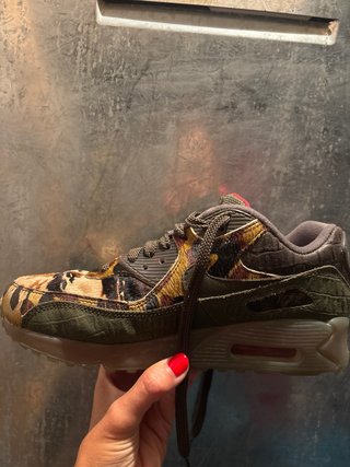 Nike Air Max Talla 40. Verde botella y serpiente.