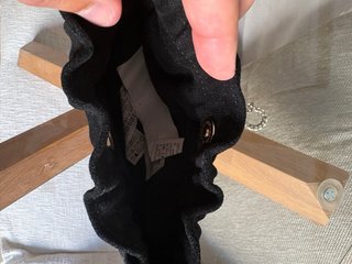 Bolso Zara antelina conchas doradas