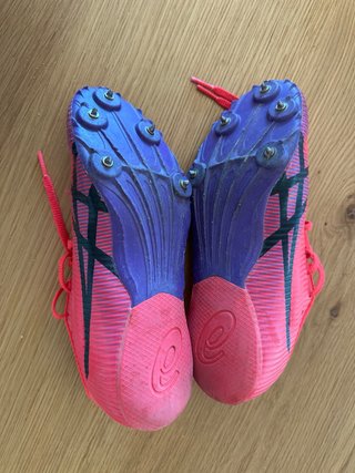 Zapatillas clavos Asics Hipersprint atletismo T40
