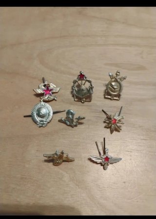 Insignias militares de Unión Soviética.