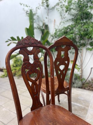 2 Sillas Madera Haya Thonet Antiguas