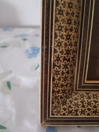 Cornice Portafoto Artigianale Khatam Ka Intarsiata