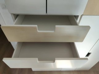 Vendo armario infantil modular blanco y madera