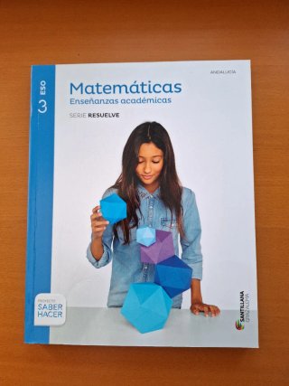 Matemáticas 3 ESO. Andalucía. Santillana ¡NUEVO!