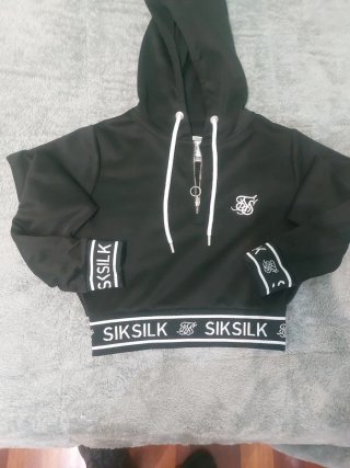 Sudadera SikSilk negra talla XS