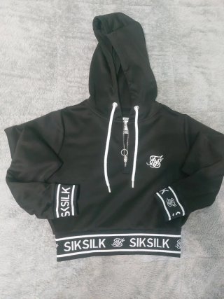Sudadera SikSilk negra talla XS