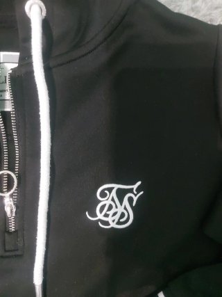 Sudadera SikSilk negra talla XS