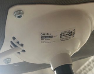 Silla de escritorio Ikea ÖRFJÄLL gris