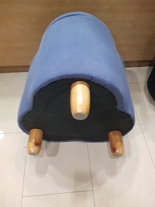 Coppia di pouf moderni con fodere regalo
