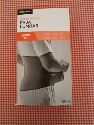 Faja Lumbar Neopreno Farmalastic talla G ( 97-110
