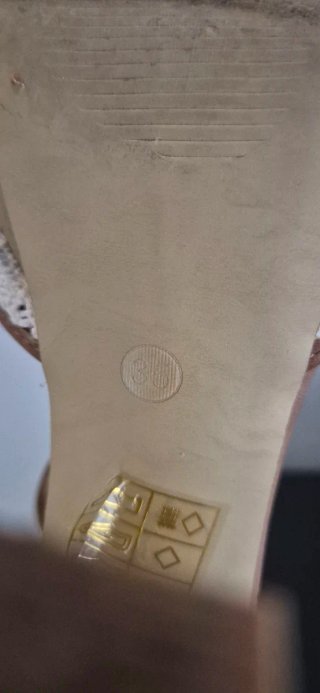 Zapatos de tacón con plataforma y encaje
