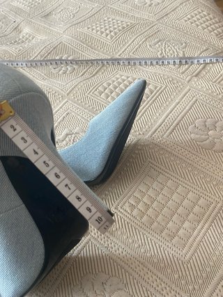 Zapatos de tacón Zara azul