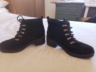 Botines mujer ante negro
