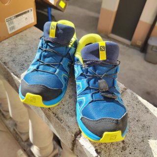 Zapatillas Salomon Montaña Niños Azul/Amarillo