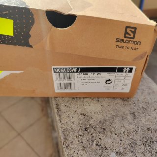 Zapatillas Salomon Montaña Niños Azul/Amarillo