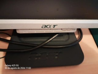 Pantalla AL1716 Plata y Negra