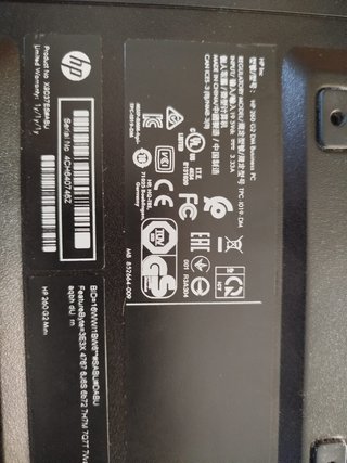 Mini PC HP 260 G2 8GB RAM SSD 240GB