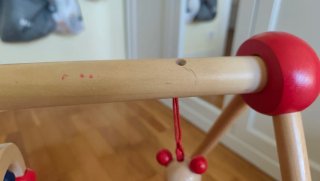 Arco actividades madera bebé Bieco