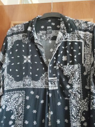 Camisa Zara Estampada Talla XXXL