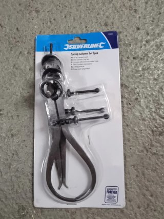 Juego Calibres Resorte Silverline 3pce